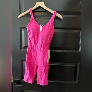 Lululemon pink bodysuit NTW